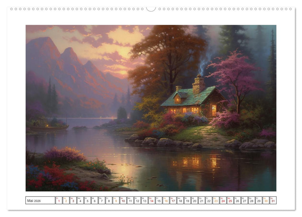 Ein Haus in den Bergen (CALVENDO Premium Wandkalender 2026)