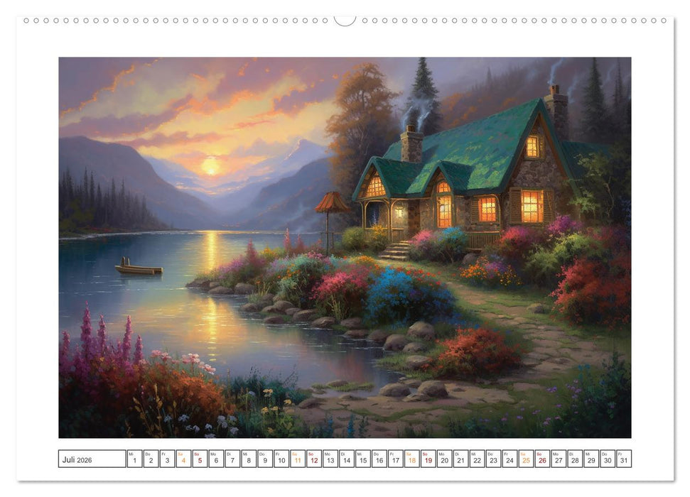 Ein Haus in den Bergen (CALVENDO Premium Wandkalender 2026)