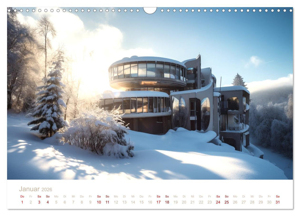 Häuser in den Bergen (CALVENDO Wandkalender 2026)