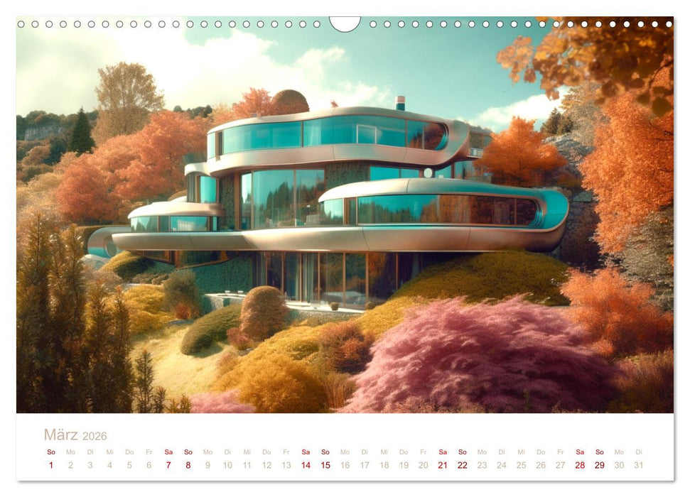 Häuser in den Bergen (CALVENDO Wandkalender 2026)