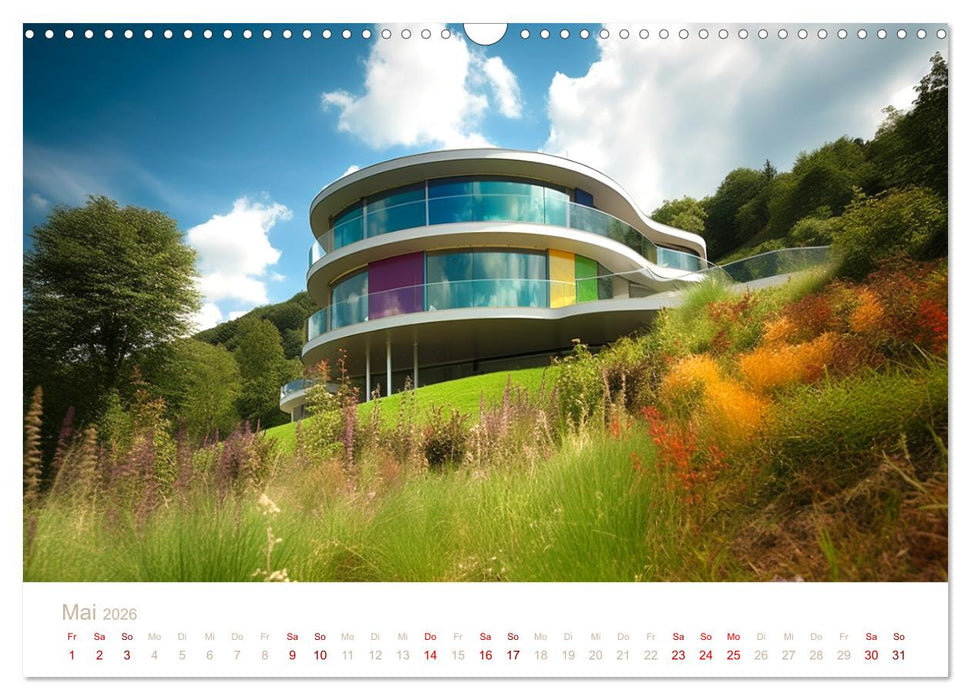 Häuser in den Bergen (CALVENDO Wandkalender 2026)