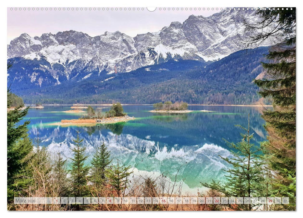 Heimatliebe Werdenfelser Land - Bilderbuchlandschaften zwischen Mittenwald und Farchant (CALVENDO Wandkalender 2026)