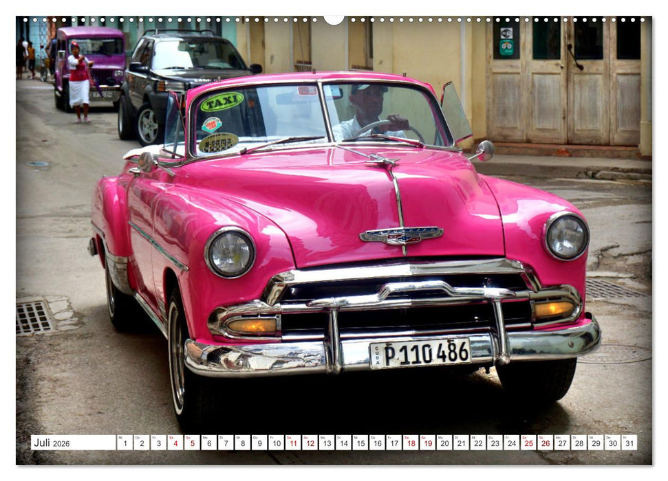 Best of Chevy DeLuxe - Ein Traumcabrio in Kuba (CALVENDO Premium Wandkalender 2026)