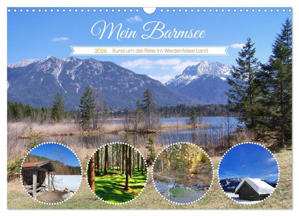 Mein Barmsee - Rund um die Perle im Werdenfelser Land (CALVENDO Wandkalender 2026)