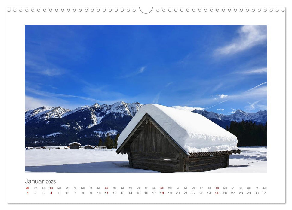 Mein Barmsee - Rund um die Perle im Werdenfelser Land (CALVENDO Wandkalender 2026)