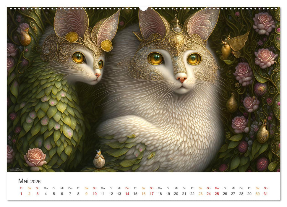 Märchenhafte Wesen - Im Land der Fabeltiere (CALVENDO Wandkalender 2026)