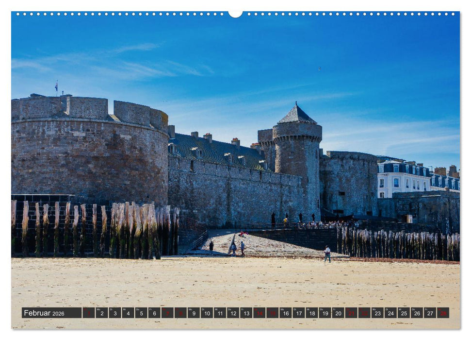 Saint-Malo - Ein gut geschützter Schatz (CALVENDO Wandkalender 2026)