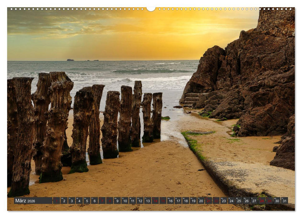 Saint-Malo - Ein gut geschützter Schatz (CALVENDO Wandkalender 2026)