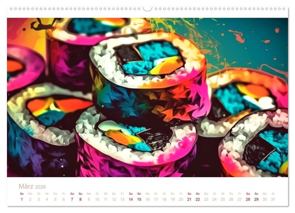 FAST FOOD KUNST (CALVENDO Premium Wandkalender 2026)