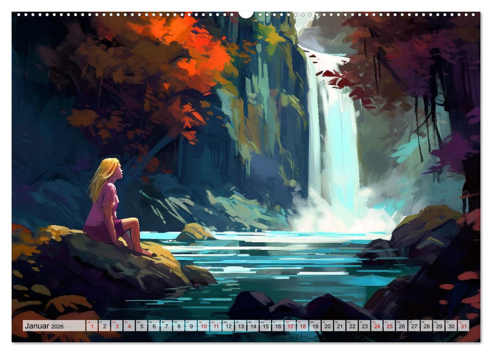 Yoga, die innere Balance (CALVENDO Premium Wandkalender 2026)