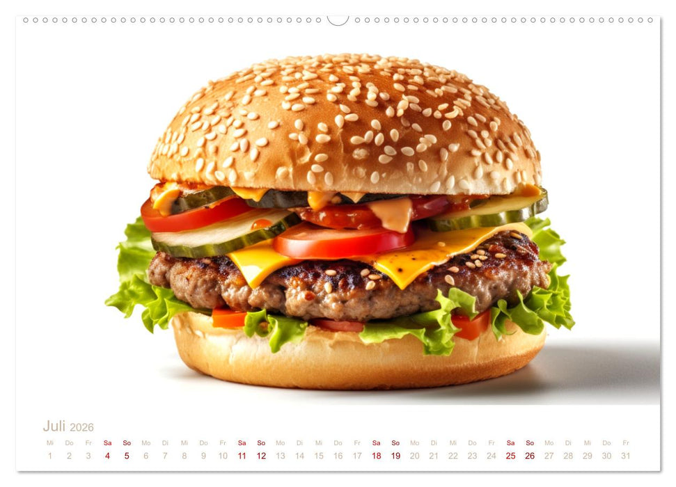 FAST FOOD (CALVENDO Premium Wandkalender 2026)