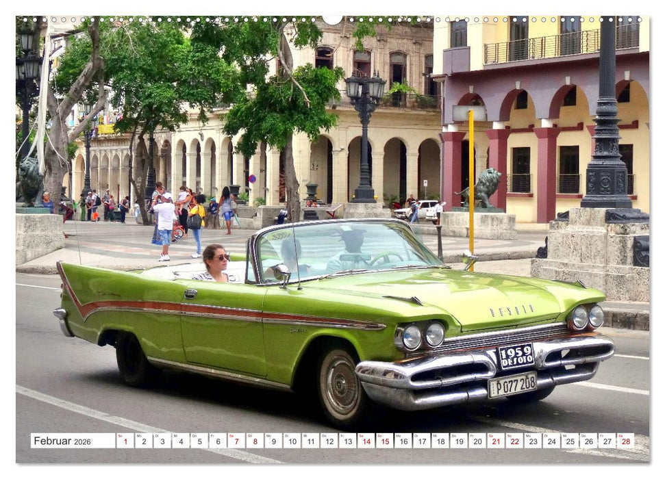 MADE IN CANADA - Seltene US-Oldtimer in Kuba (CALVENDO Premium Wandkalender 2026)