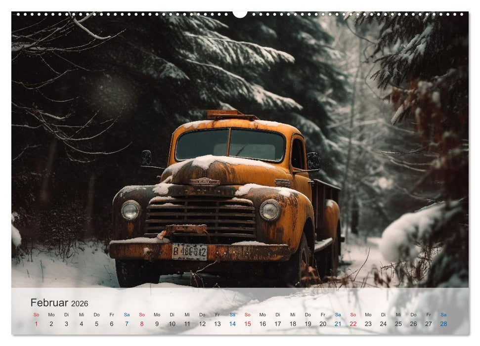 Alte Maschinen - verlassene Lieblinge (CALVENDO Premium Wandkalender 2026)