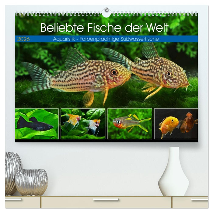 Beliebte Fische der Welt (CALVENDO Premium Wandkalender 2026)