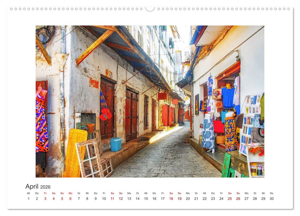 Stone Town - Impressionen (CALVENDO Wandkalender 2026)