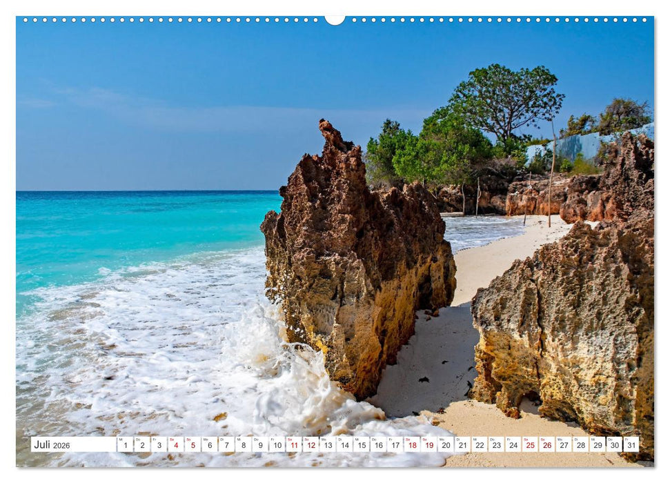 Sansibar - Tansanias Urlaubsinsel (CALVENDO Premium Wandkalender 2026)