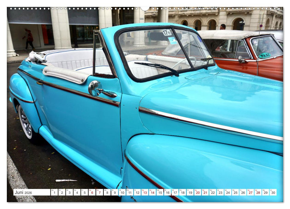 Best of Super Deluxe - Fords erstes Nachriegscabrio (CALVENDO Wandkalender 2026)