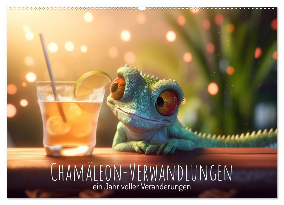 Chamäleon-Verwandlungen. Ein Jahr voller Veränderungen (CALVENDO Wandkalender 2026)
