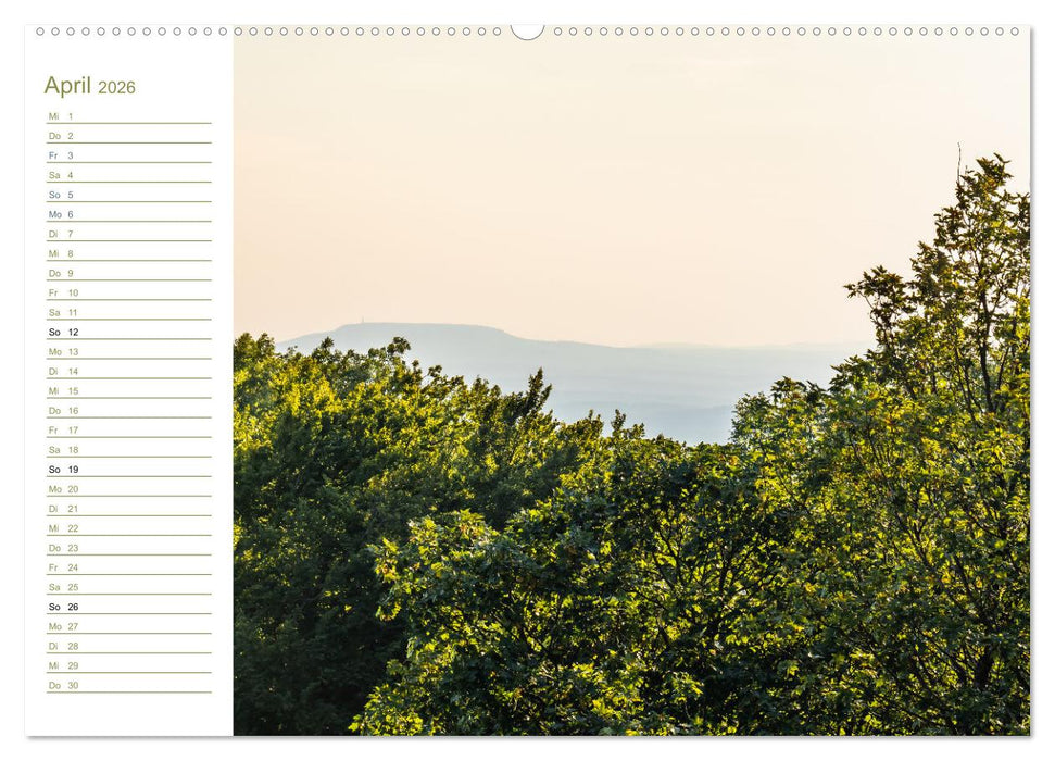 Schneeberg Perspektiven - Elbsandstein (CALVENDO Wandkalender 2026)