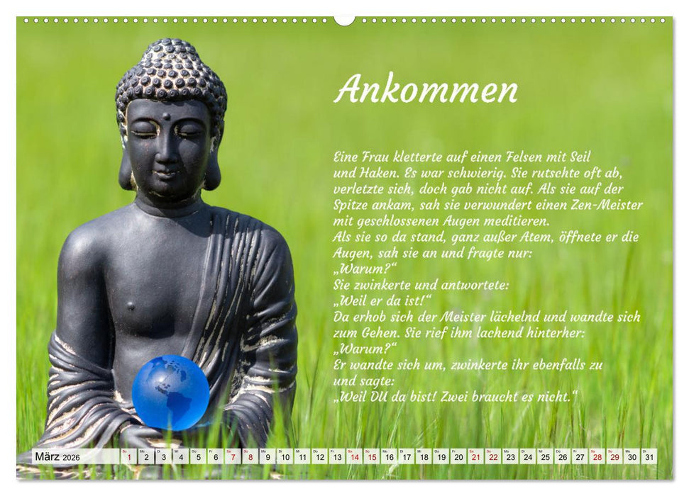 Und der Zen-Meister sprach (CALVENDO Wandkalender 2026)