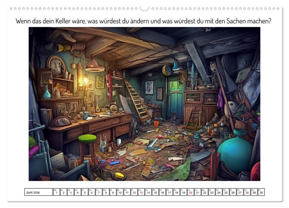 Lauter verrücktes Zeug (CALVENDO Wandkalender 2026)