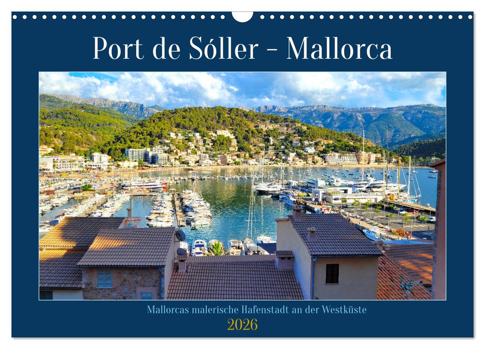 Port de Sóller - Mallorca (CALVENDO Wandkalender 2026)