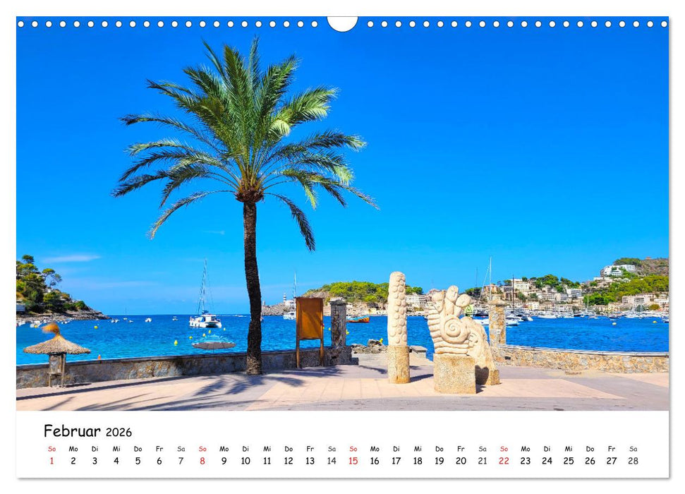 Port de Sóller - Mallorca (CALVENDO Wandkalender 2026)