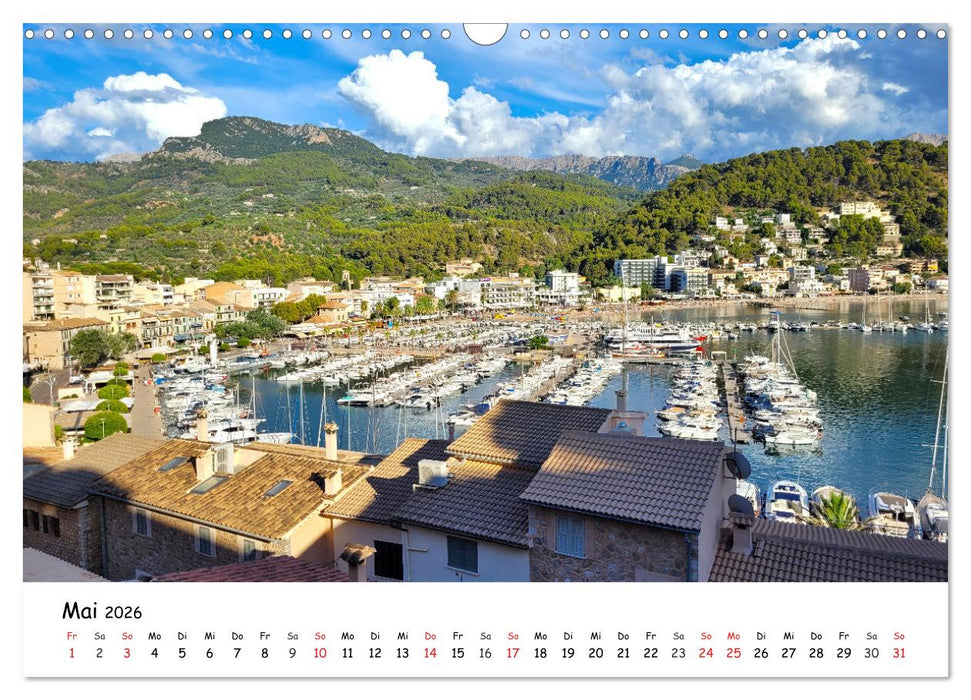 Port de Sóller - Mallorca (CALVENDO Wandkalender 2026)