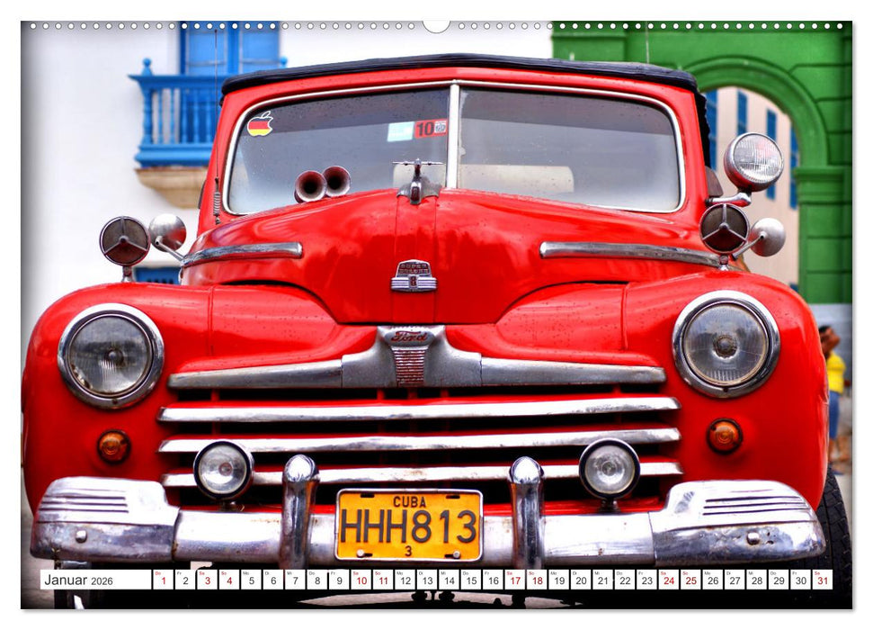 Best of Super Deluxe - Fords erstes Nachriegscabrio (CALVENDO Premium Wandkalender 2026)