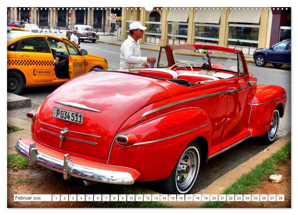 Best of Super Deluxe - Fords erstes Nachriegscabrio (CALVENDO Premium Wandkalender 2026)