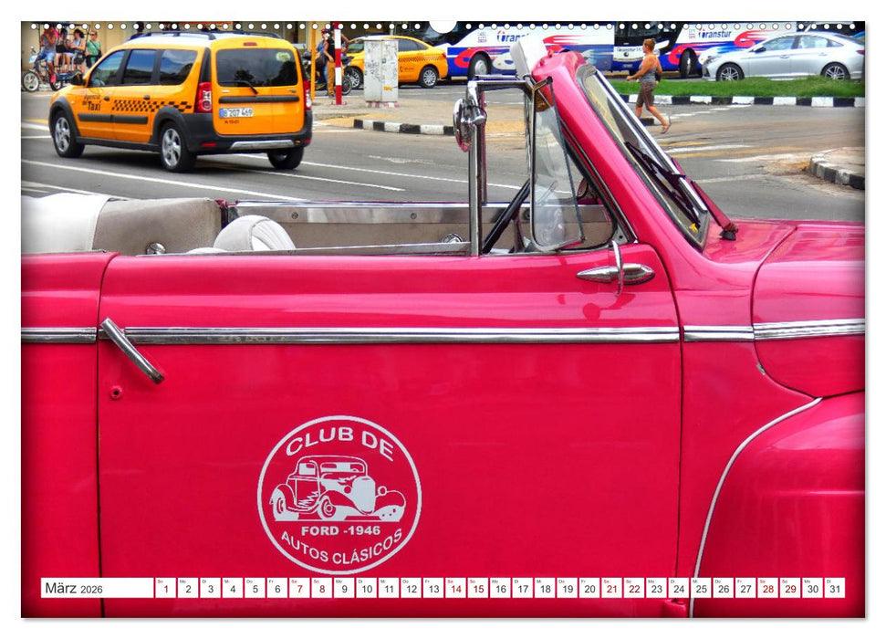 Best of Super Deluxe - Fords erstes Nachriegscabrio (CALVENDO Premium Wandkalender 2026)