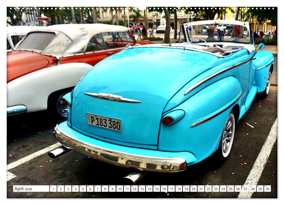 Best of Super Deluxe - Fords erstes Nachriegscabrio (CALVENDO Premium Wandkalender 2026)