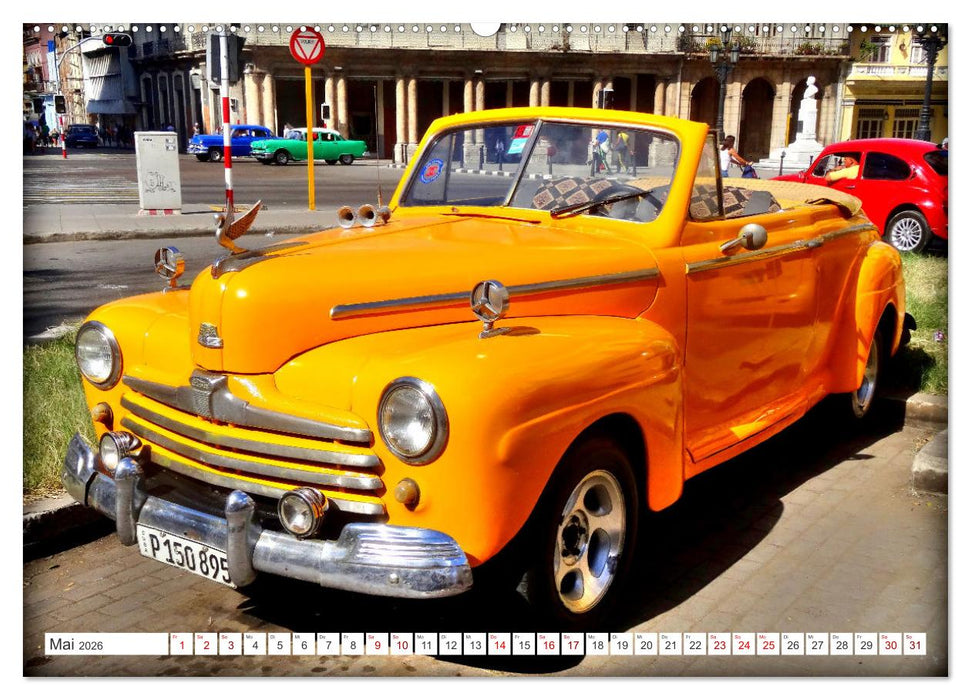 Best of Super Deluxe - Fords erstes Nachriegscabrio (CALVENDO Premium Wandkalender 2026)