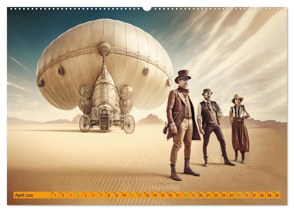Steampunk Retro Romantik (CALVENDO Premium Wandkalender 2026)