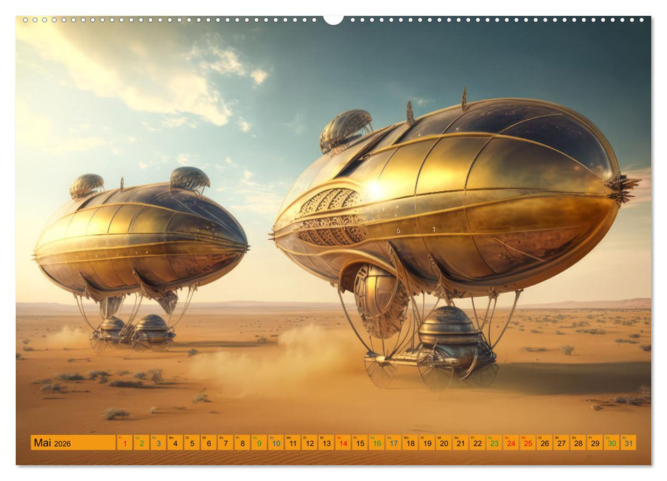 Steampunk Retro Romantik (CALVENDO Premium Wandkalender 2026)
