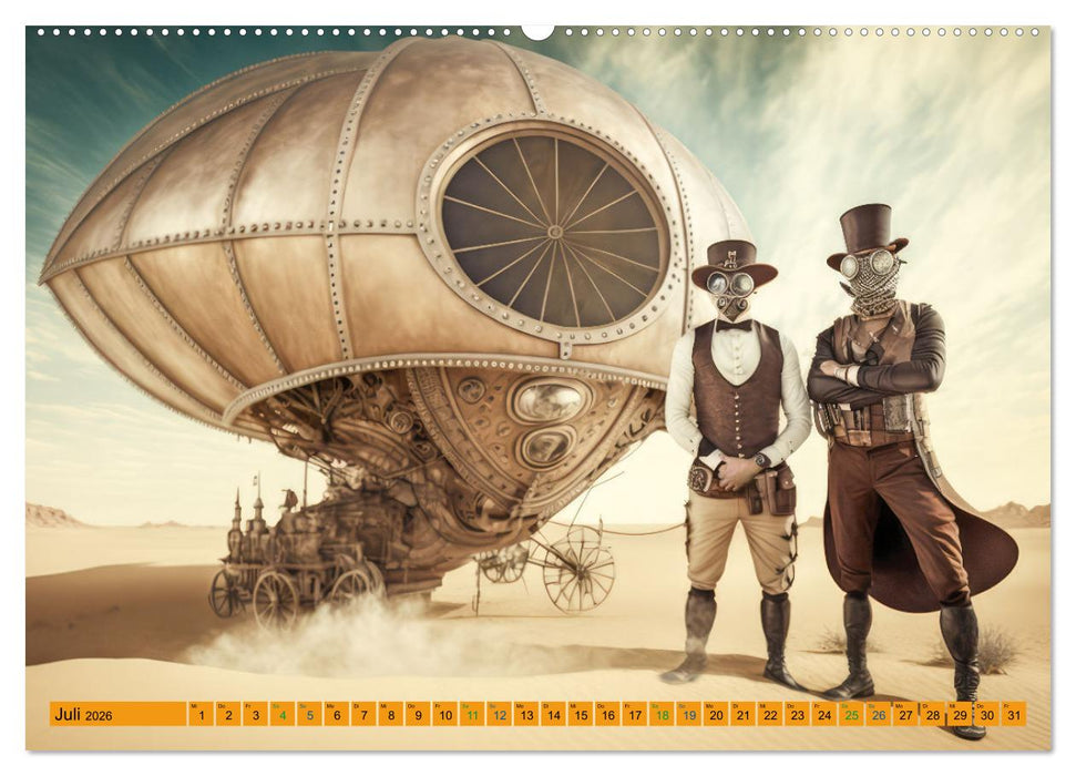 Steampunk Retro Romantik (CALVENDO Premium Wandkalender 2026)