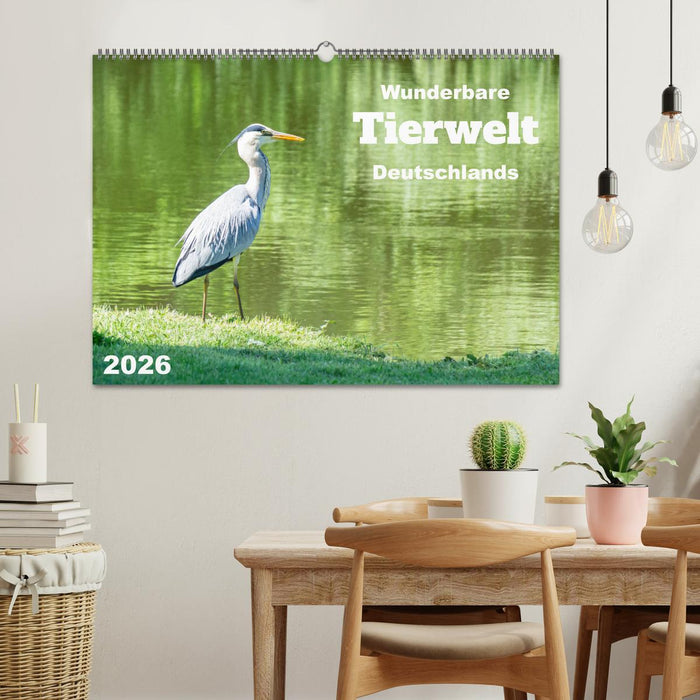 Wunderbare Tierwelt Deutschlands (CALVENDO Wandkalender 2026)
