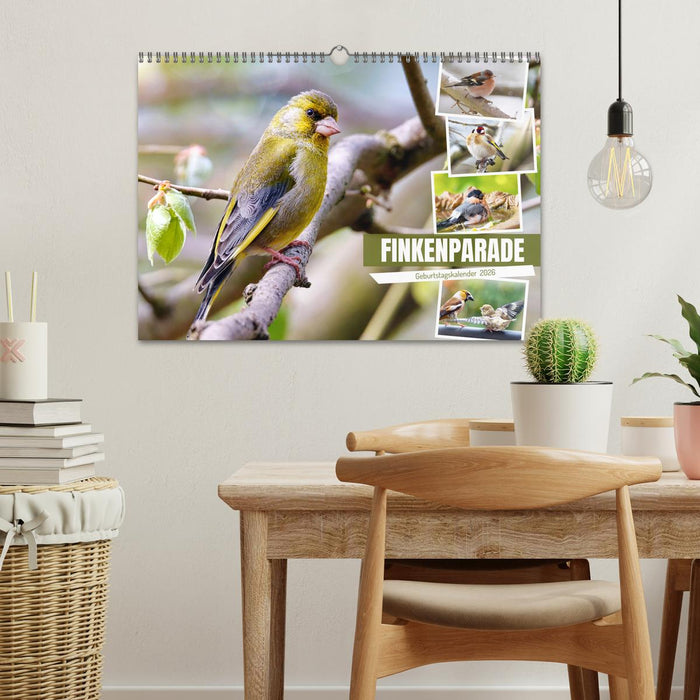 Finkenparade (CALVENDO Wandkalender 2026)
