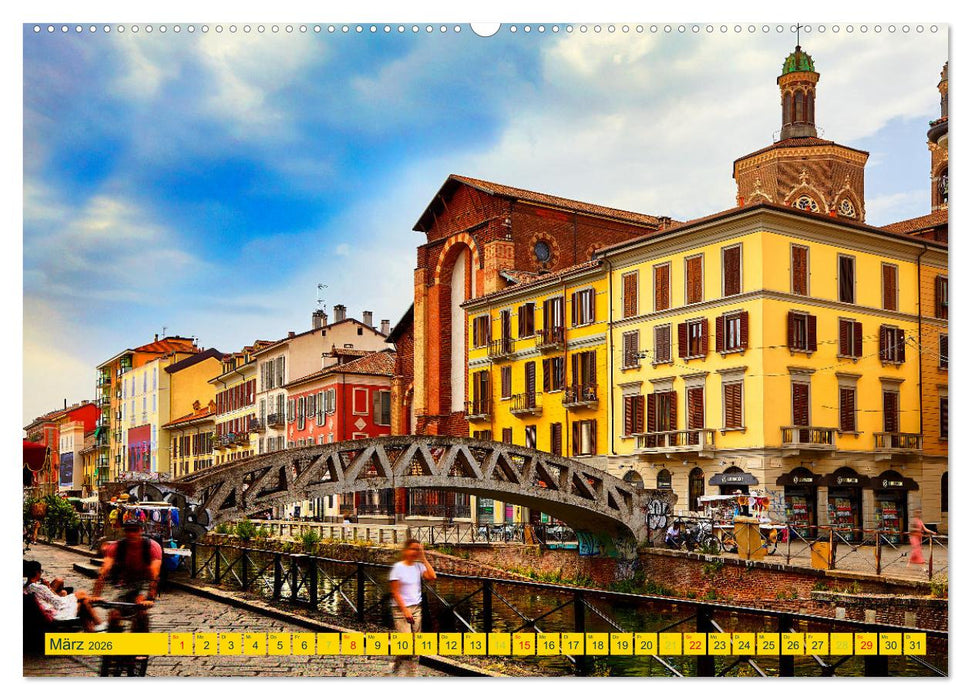 One Day Mailand (CALVENDO Wandkalender 2026)