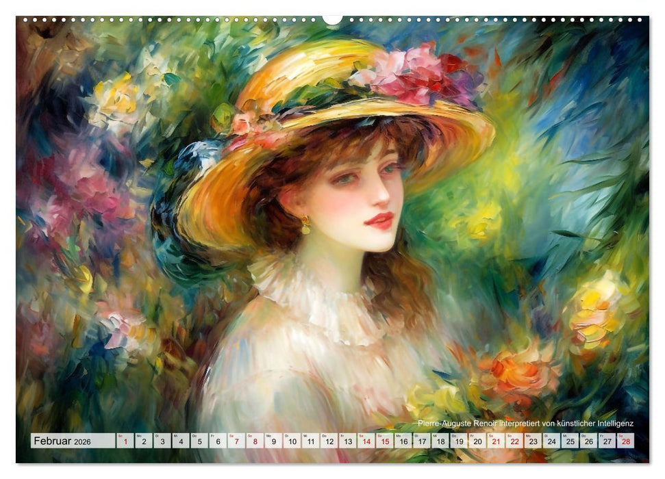 Im Stil der großen Meister (CALVENDO Premium Wandkalender 2026)