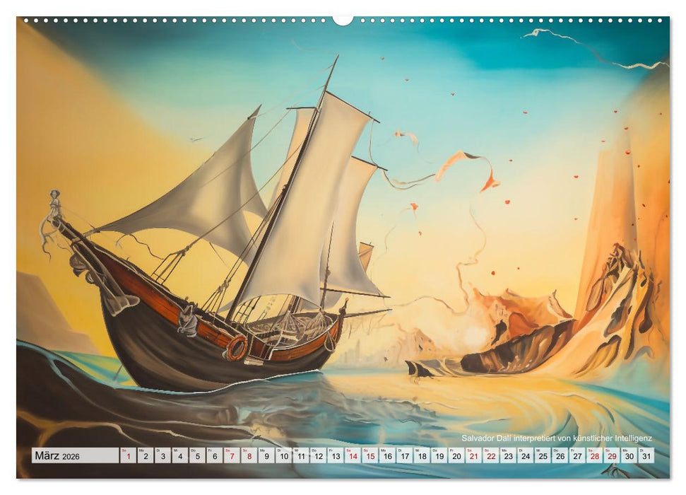 Im Stil der großen Meister (CALVENDO Premium Wandkalender 2026)