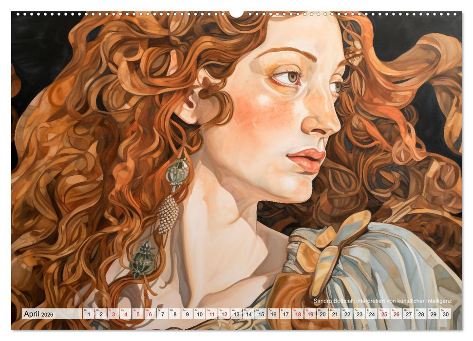 Im Stil der großen Meister (CALVENDO Premium Wandkalender 2026)
