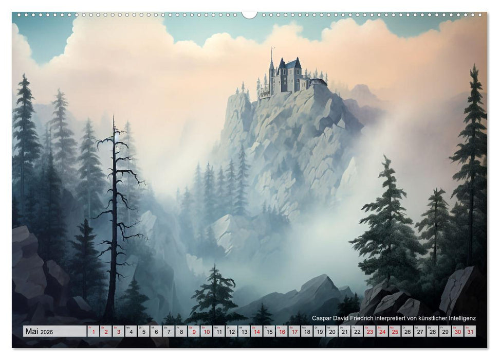 Im Stil der großen Meister (CALVENDO Premium Wandkalender 2026)