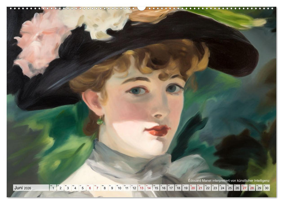 Im Stil der großen Meister (CALVENDO Premium Wandkalender 2026)