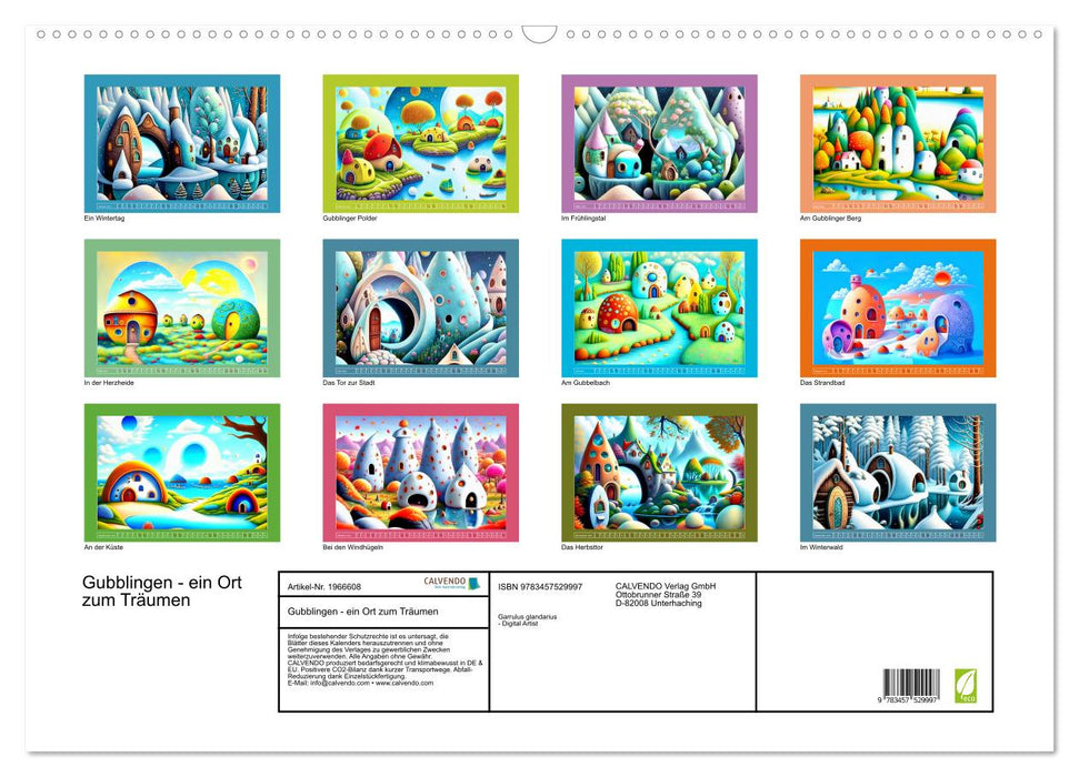 Gubblingen - ein Ort zum Träumen (CALVENDO Wandkalender 2026)