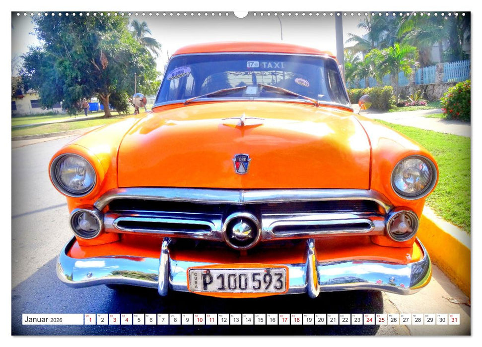 Best of Customline - Ein Ford aus den Fünfzigern (CALVENDO Premium Wandkalender 2026)