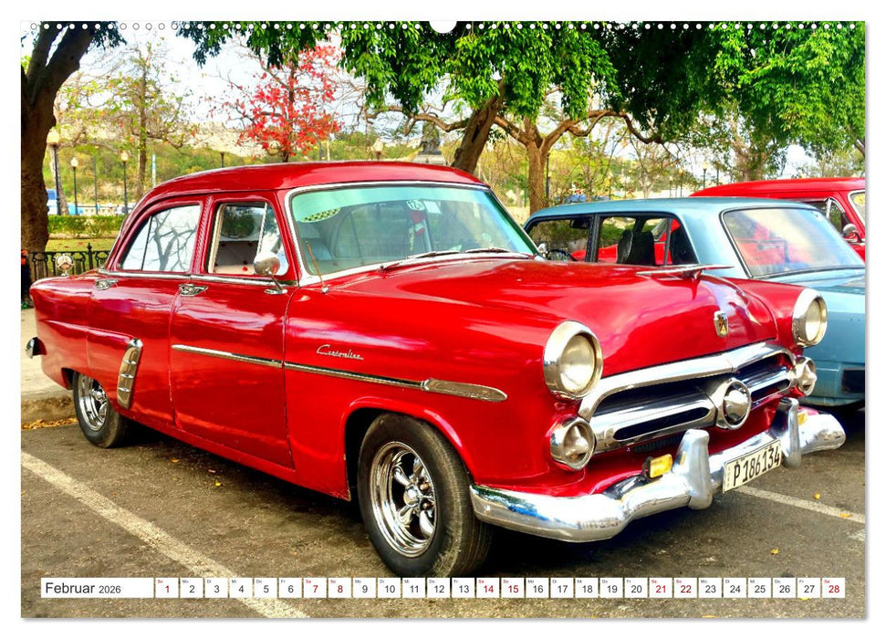 Best of Customline - Ein Ford aus den Fünfzigern (CALVENDO Premium Wandkalender 2026)