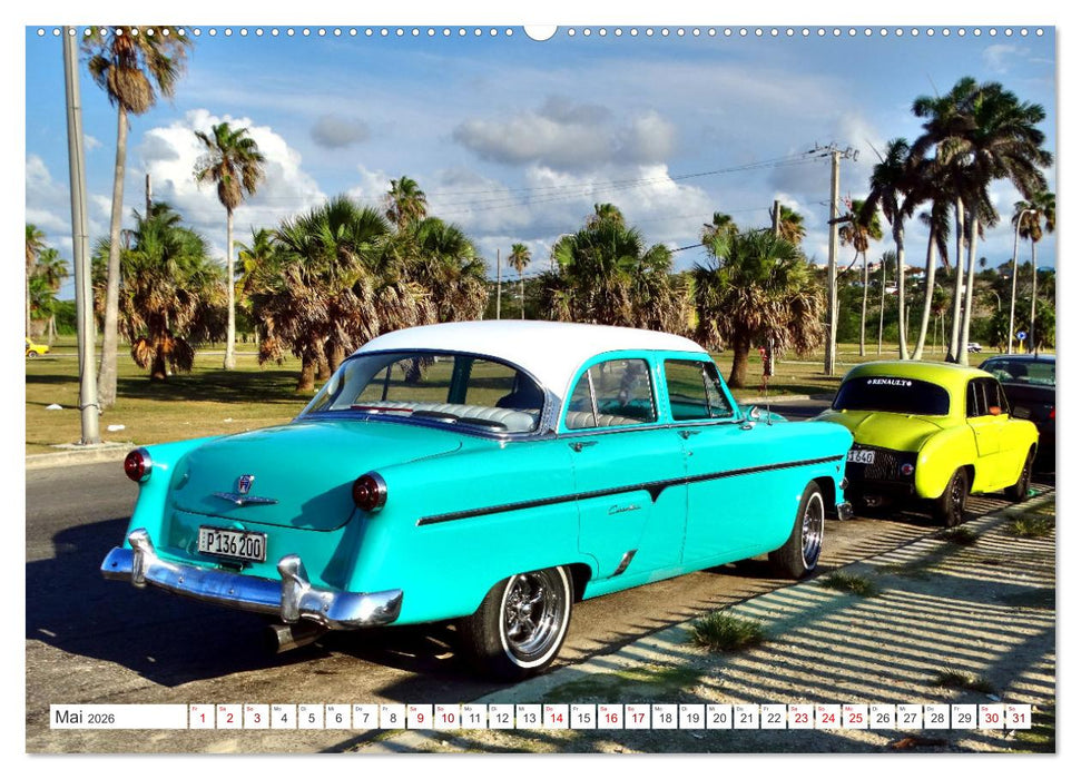 Best of Customline - Ein Ford aus den Fünfzigern (CALVENDO Premium Wandkalender 2026)