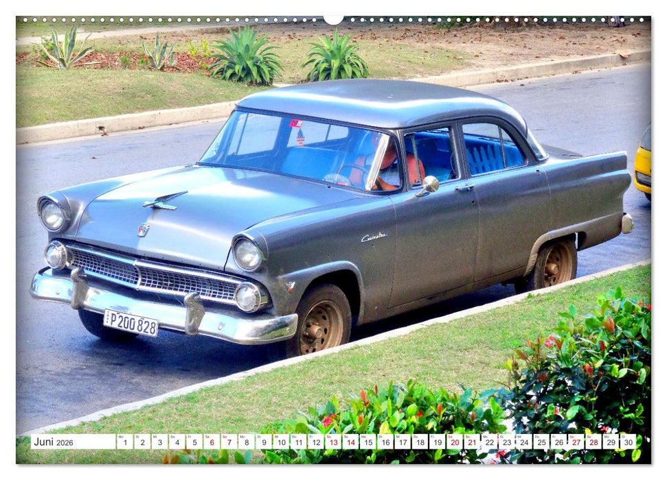 Best of Customline - Ein Ford aus den Fünfzigern (CALVENDO Premium Wandkalender 2026)