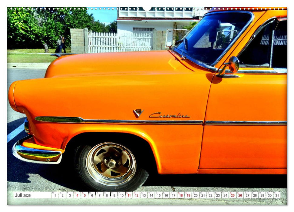 Best of Customline - Ein Ford aus den Fünfzigern (CALVENDO Premium Wandkalender 2026)